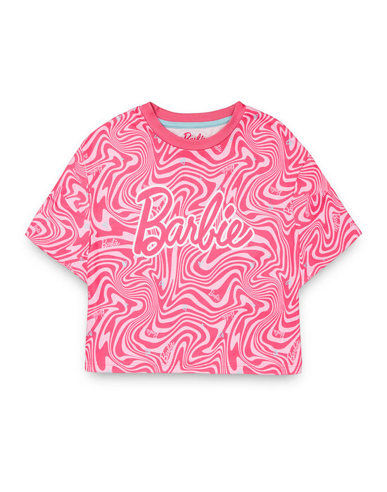 Barbie Girls Short Sleeve Top & Shorts Pyjama Set