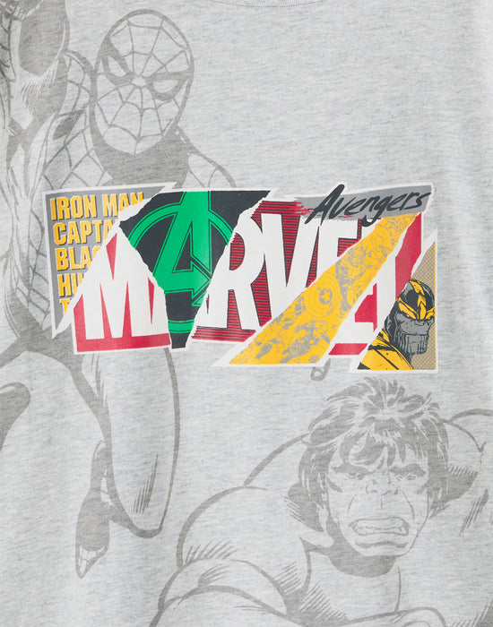 Marvel Avengers Comic Book Collage Boys T-Shirt