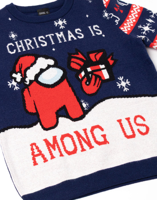 Among Us Front Character Blue Sweatshirt