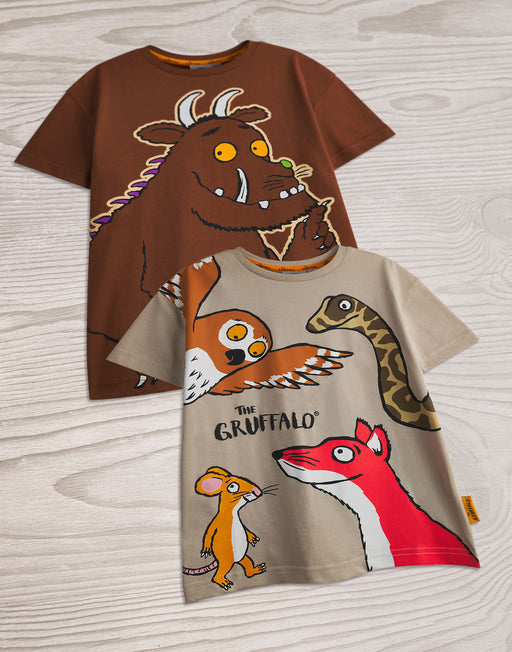The Gruffalo Boys 2 Pack of T-Shirts