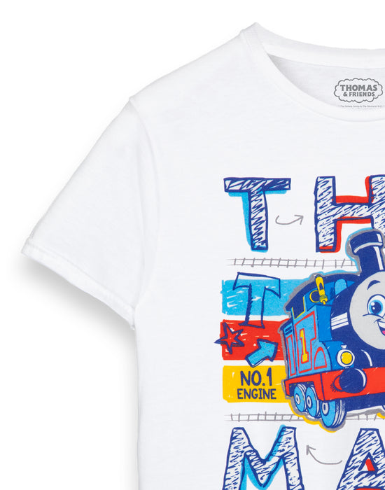 Thomas and Friends No.1 Engine White Short Sleeved T-Shirt