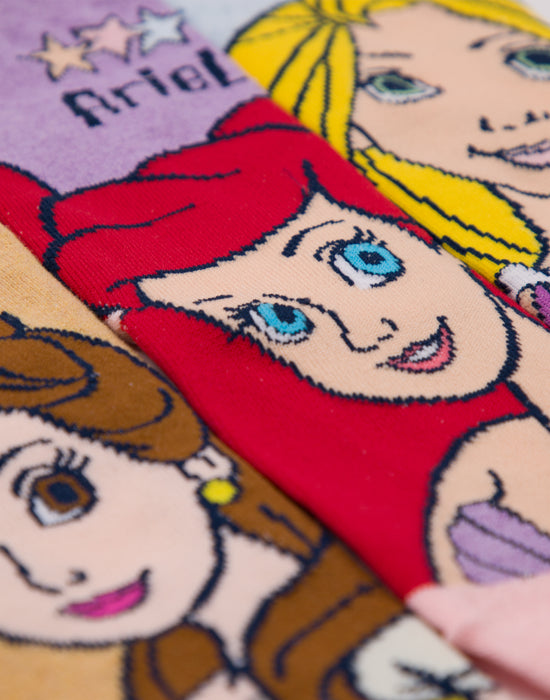 Disney Princess Girls 6 Pack Socks