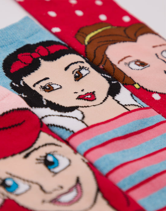 Disney Princess Girls 6 Pack Socks