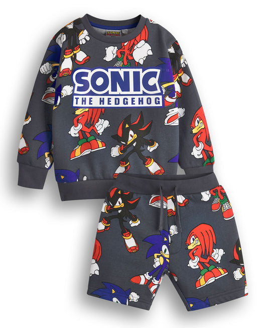 Sonic The Hedgehog Boys Sweatshirt & Shorts Set