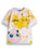 Pokemon Pikachu Tie Dye Set Girls Multicoloured T-Shirt and Shorts Set