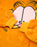 Garfield Novelty Face Unisex Kids Orange Blanket Hoodie