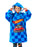 Hot Wheels Car Pocket Boys Blue Blanket Hoodie