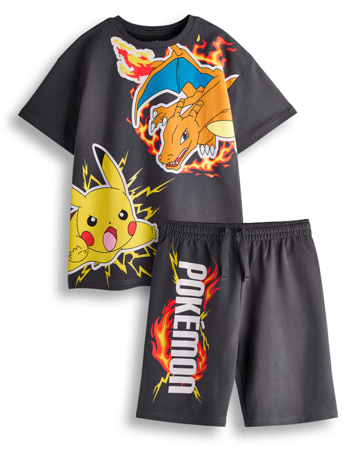 T-shirt Noir Pokémon Pikachu - Jeunesse Taille XL - Neuf Avec étiquettes