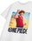 One Piece Luffy Boys White Short Sleeved T-Shirt