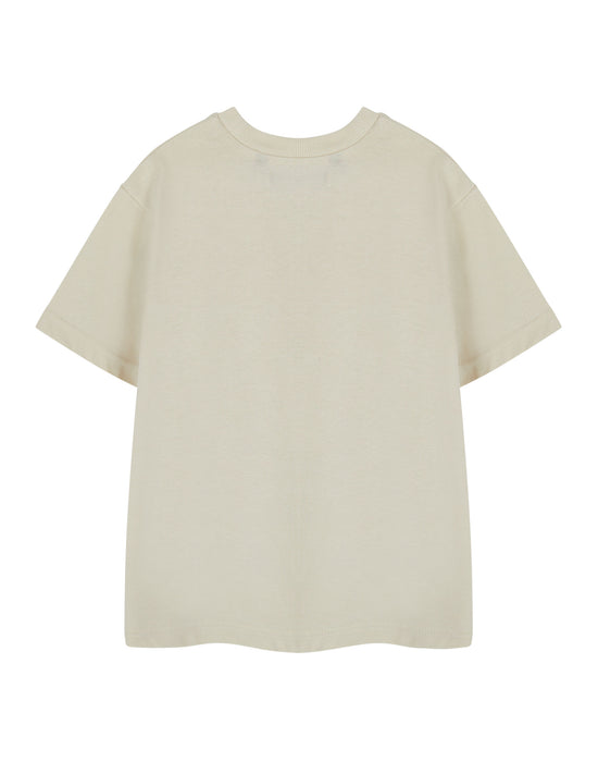 Disney Belle Girls Beige Short Sleeved T-Shirt
