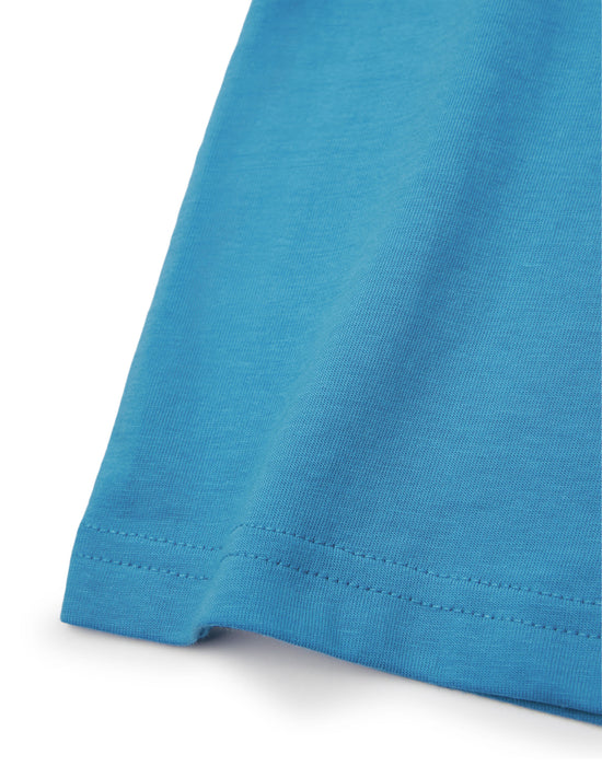 Sonic the Hedgehog Big Face Boys Blue Short Sleeved T-Shirt