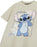 Disney Lilo & Stitch Big Stitch Girls Beige Short Sleeved T-Shirt