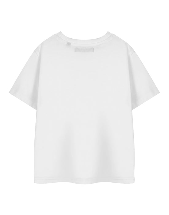 Disney Heart Bubble Girls White Short Sleeved T-Shirt