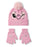 Disney Lilo & Stitch Girls Pink Beanie Hat & Gloves Set
