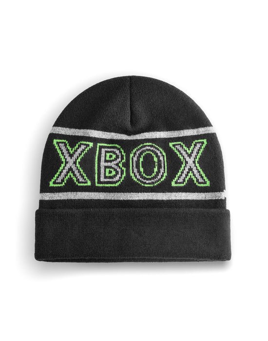 Xbox Logo Boys Black Beanie Hat