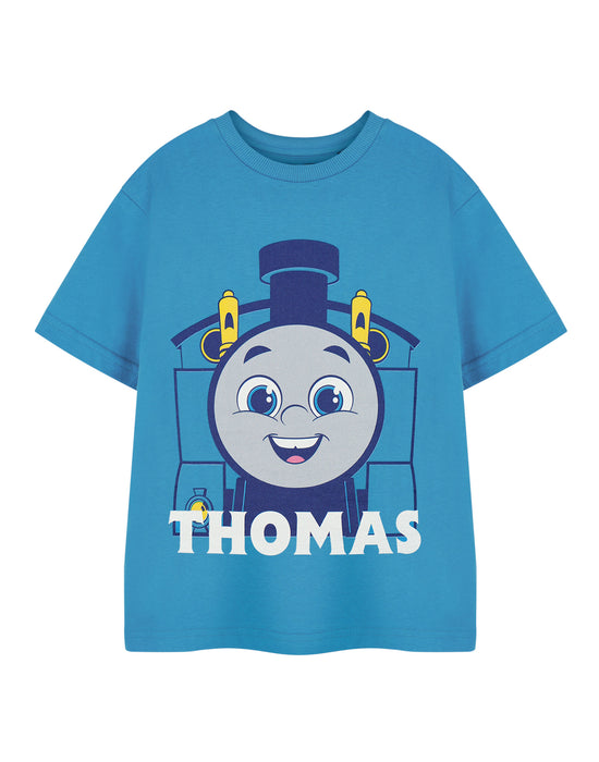 Thomas and Friends Character Boys Blue Short Sleeved T-Shirt