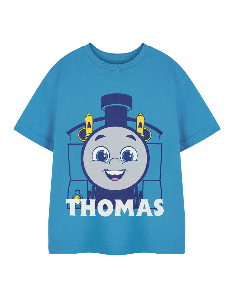 Thomas and Friends Character Boys Blue Short Sleeved T-Shirt