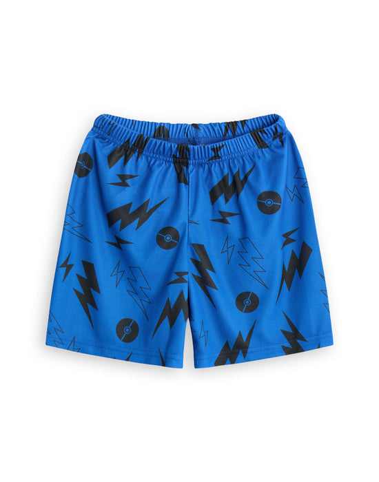 Pokemon Pikachu Boys Blue Short Sleeve Short Leg Pyjama Set