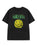Nirvana Yellow Logo Unisex Kids Black Short Sleeved T-Shirt