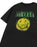 Nirvana Yellow Logo Unisex Kids Black Short Sleeved T-Shirt