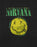 Nirvana Yellow Logo Unisex Kids Black Short Sleeved T-Shirt