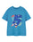 Sonic the Hedgehog Birthday Age Six Boys Blue Short Sleeved T-Shirt