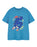Sonic the Hedgehog Birthday Age Six Boys Blue Short Sleeved T-Shirt