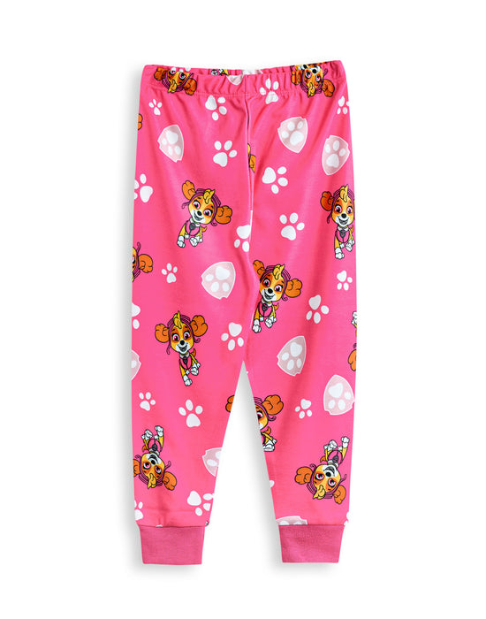 Paw Patrol Skye and Everest Girls Multicoloured Multi-Pack of 2 Long Sleeve Long Leg Pyjama Set