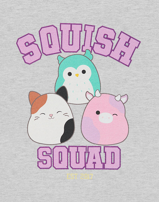 Squishmallows Squish Squad Girls Grey Hoodie