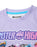 Monster High Character Group Girls Purple Short Sleeve Long Leg Pyjama Set