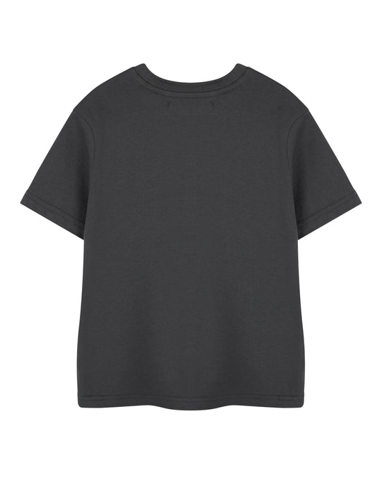 Squishmallows Checkerboard Girls Grey Short Sleeved T-Shirt