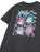 Squishmallows Checkerboard Girls Grey Short Sleeved T-Shirt