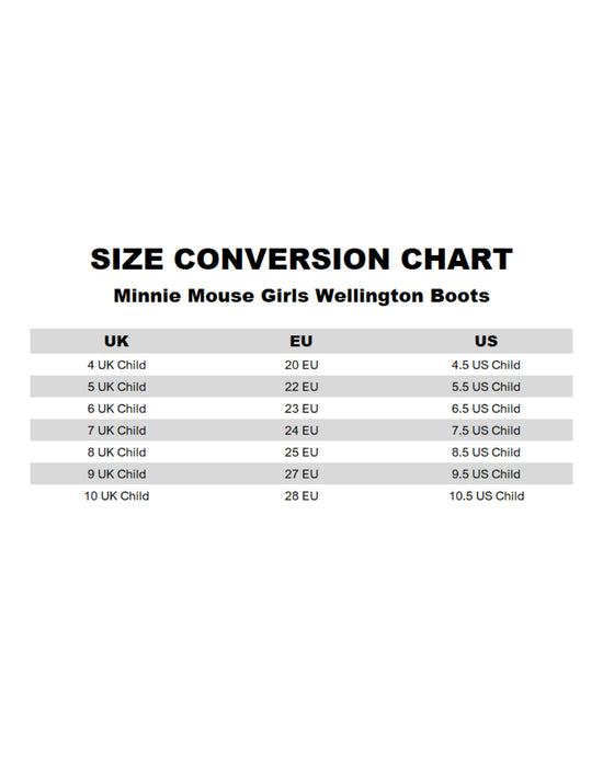 Disney Minnie And Daisy Girls Pink Wellington Boots with Handles