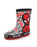 Spiderman Character Boys Red Wellington Boots without Handles