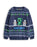 Minecraft Creeper Boys Blue Christmas Jumper