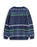 Minecraft Creeper Boys Blue Christmas Jumper