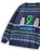 Minecraft Creeper Boys Blue Christmas Jumper