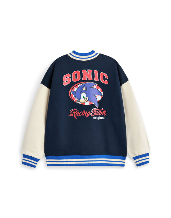 Sonic the Hedgehog Racing Team Boys Blue Bomber Jacket