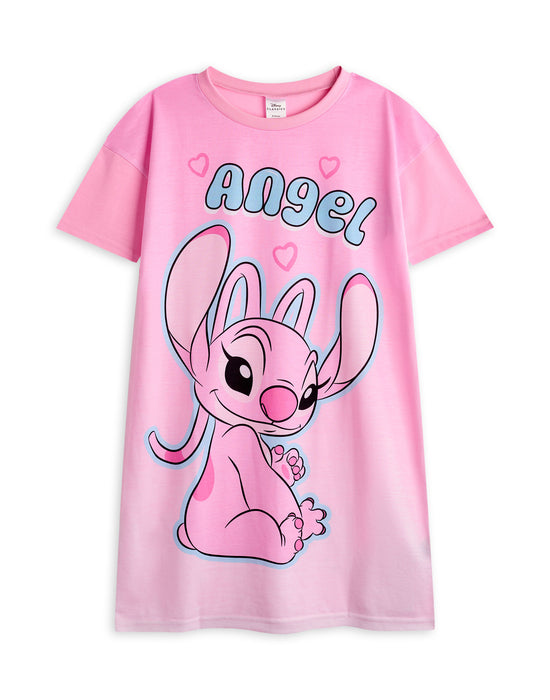 Disney Stitch & Angel Girls Nightdress Pack of 2 Set
