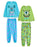 Disney Monster Inc Sully & Mike Boys Multicoloured Multi-Pack of 2 Long Sleeve Long Leg Pyjama Set