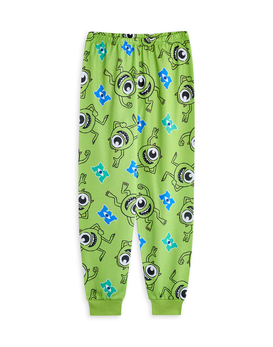 Disney Monster Inc Sully & Mike Boys Multicoloured Multi-Pack of 2 Long Sleeve Long Leg Pyjama Set