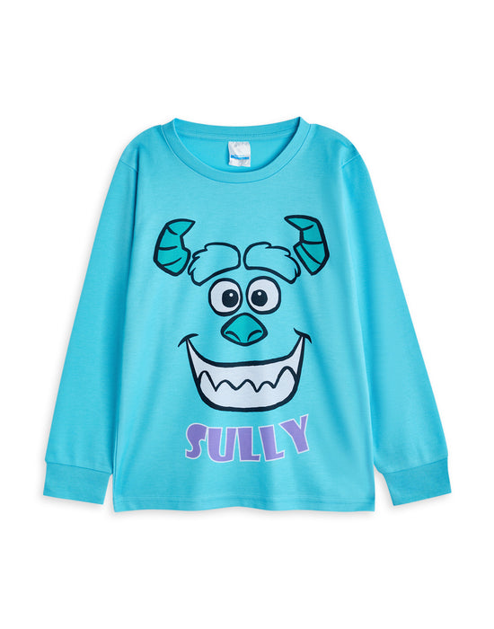 Disney Monster Inc Sully & Mike Boys Multicoloured Multi-Pack of 2 Long Sleeve Long Leg Pyjama Set