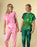Wicked Glinda & Elphaba Girls Multi-Pack of 2 Short Sleeve Long Leg Pyjama Set
