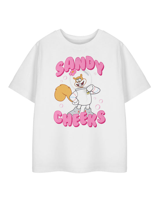 Nickelodeon Spongebob Squarepants Airbrushed Men's T-Shirt - Big & Tall 5X-Large Short Sleeve Tee, White