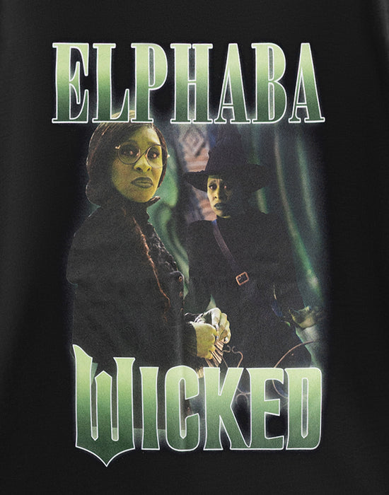 Wicked Elphaba Girls Black Short Sleeved T-Shirt