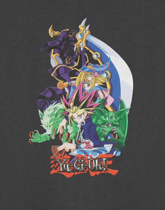 Yu Gi Oh Multi Character Boys Grey Short Sleeved T-Shirt