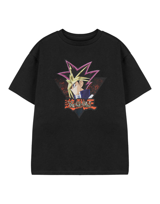 Yu Gi Oh Yugi Boys Black Short Sleeved T-Shirt