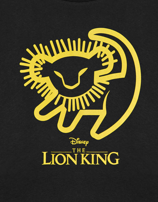 Disney Lion King Kids Unisex Kids Black Short Sleeved T-Shirt