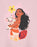 Disney Moana & Pua Girls Pink Short Sleeved T-Shirt