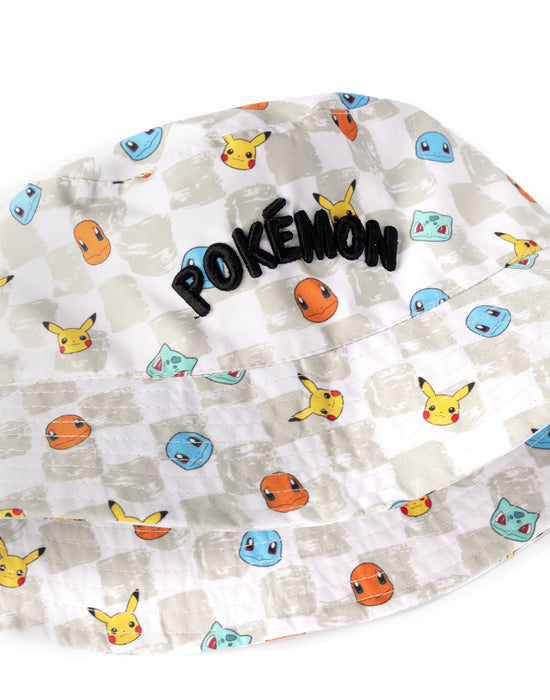 Pokemon Multi Character Unisex Kids Multicoloured Bucket Hat